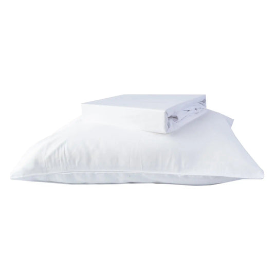 Set Sábanas de Bambú Premium Blanco